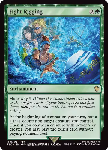 Fight Rigging (Surge Foil) (303), Commander: FINAL FANTASY — Magic card price