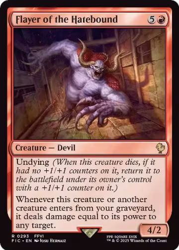 Flayer of the Hatebound (Surge Foil) (293), Commander: FINAL FANTASY — Magic card price