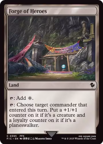 Forge of Heroes (Surge Foil) (395), Commander: FINAL FANTASY — Magic card price