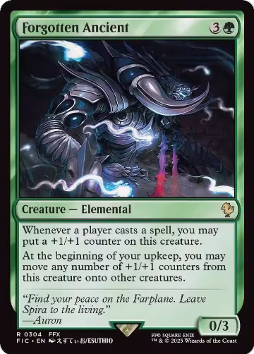 Forgotten Ancient (Surge Foil) (304), Commander: FINAL FANTASY — Magic card price