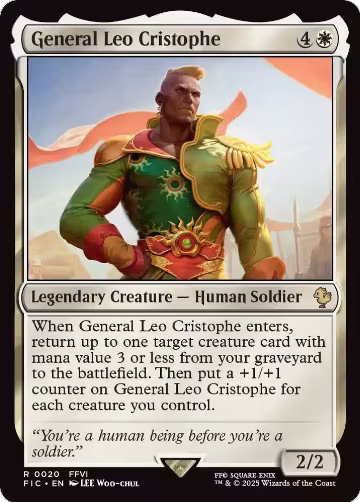 General Leo Cristophe (Surge Foil) (20), Commander: FINAL FANTASY — Magic card price