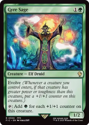Gyre Sage (Surge Foil) (306), Commander: FINAL FANTASY — Magic card price