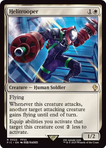 Helitrooper (Surge Foil) (22), Commander: FINAL FANTASY — Magic card price