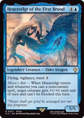 Hraesvelgr of the First Brood (Surge Foil) (37), Commander: FINAL FANTASY — Magic card price