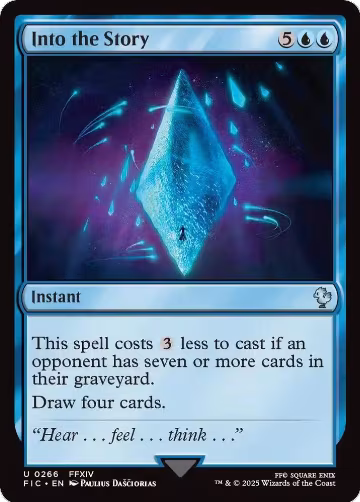 Into the Story (Surge Foil) (266), Commander: FINAL FANTASY — Magic card price