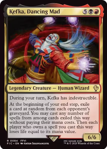Kefka, Dancing Mad (Surge Foil) (84), Commander: FINAL FANTASY — Magic card price