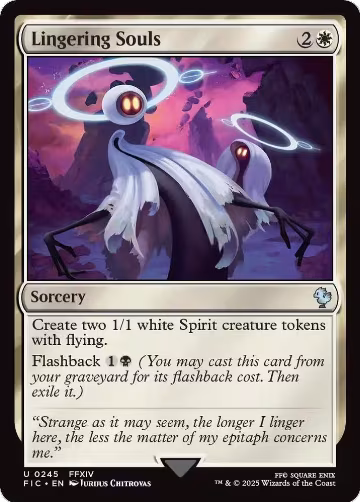 Lingering Souls (Surge Foil) (245), Commander: FINAL FANTASY — Magic card price