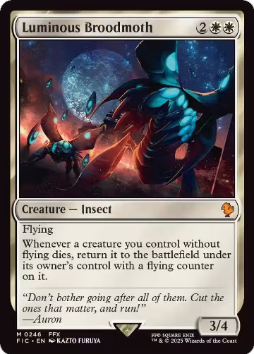 Luminous Broodmoth (Surge Foil) (246), Commander: FINAL FANTASY — Magic card price