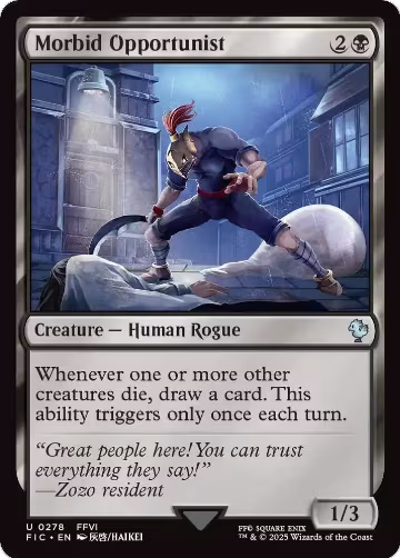 Morbid Opportunist (Surge Foil) (278), Commander: FINAL FANTASY — Magic card price
