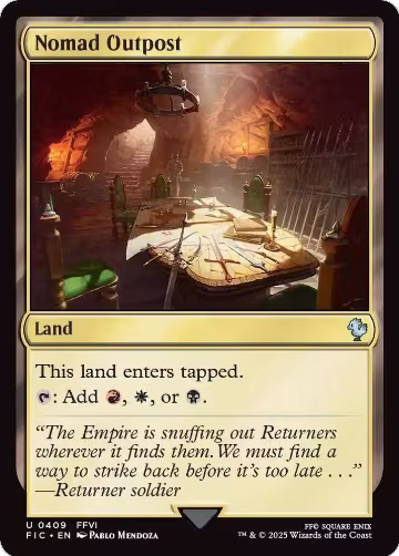 Nomad Outpost (Surge Foil) (409), Commander: FINAL FANTASY — Magic card price