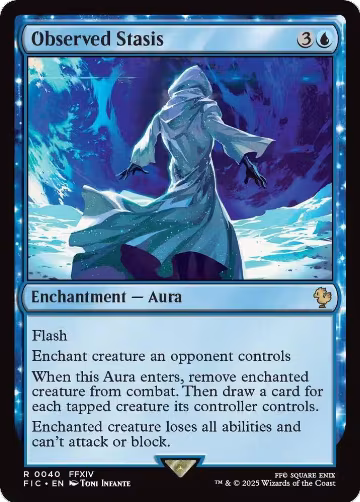Observed Stasis (Surge Foil) (40), Commander: FINAL FANTASY — Magic card price
