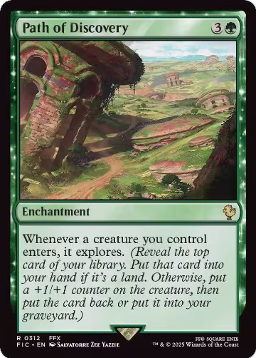 Path of Discovery (Surge Foil) (312), Commander: FINAL FANTASY — Magic card price