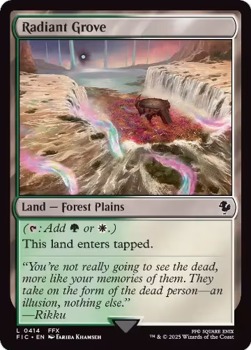 Radiant Grove (Surge Foil) (414), Commander: FINAL FANTASY — Magic card price