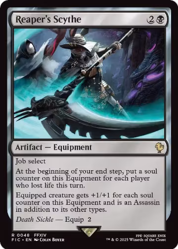 Reaper's Scythe (Surge Foil) (48), Commander: FINAL FANTASY — Magic card price