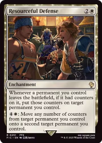 Resourceful Defense (Surge Foil) (251), Commander: FINAL FANTASY — Magic card price