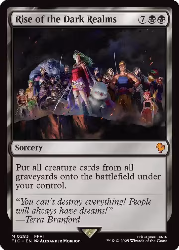 Rise of the Dark Realms (Surge Foil) (283), Commander: FINAL FANTASY — Magic card price