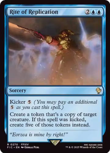 Rite of Replication (Surge Foil) (270), Commander: FINAL FANTASY — Magic card price