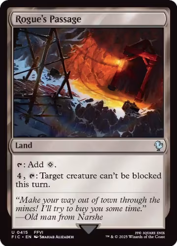Rogue's Passage (Surge Foil) (415), Commander: FINAL FANTASY — Magic card price