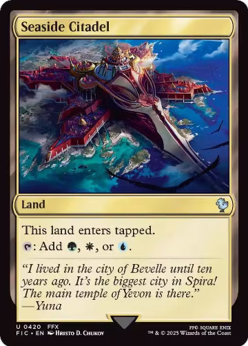 Seaside Citadel (Surge Foil) (420), Commander: FINAL FANTASY — Magic card price