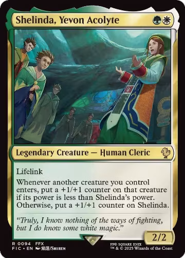 Shelinda, Yevon Acolyte (Surge Foil) (94), Commander: FINAL FANTASY — Magic card price