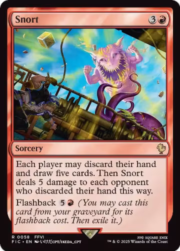 Snort (Surge Foil) (58), Commander: FINAL FANTASY — Magic card price