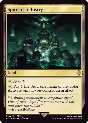 Spire of Industry (Surge Foil) (426), Commander: FINAL FANTASY — Magic card price