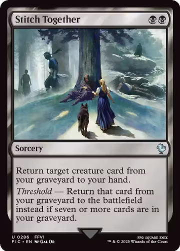 Stitch Together (Surge Foil) (286), Commander: FINAL FANTASY — Magic card price
