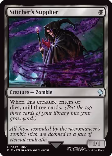 Stitcher's Supplier (Surge Foil) (287), Commander: FINAL FANTASY — Magic card price