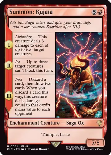 Summon: Kujata (Surge Foil) (61), Commander: FINAL FANTASY — Magic card price