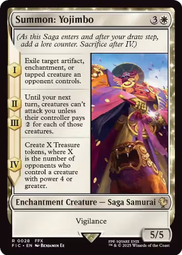 Summon: Yojimbo (Surge Foil) (28), Commander: FINAL FANTASY — Magic card price