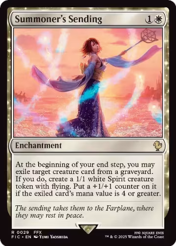 Summoner's Sending (Surge Foil) (29), Commander: FINAL FANTASY — Magic card price