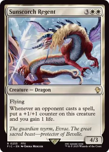 Sunscorch Regent (Surge Foil) (255), Commander: FINAL FANTASY — Magic card price