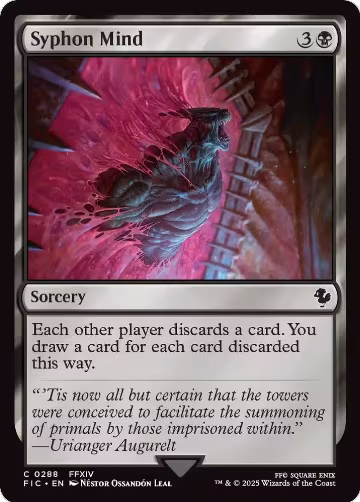 Syphon Mind (Surge Foil) (288), Commander: FINAL FANTASY — Magic card price