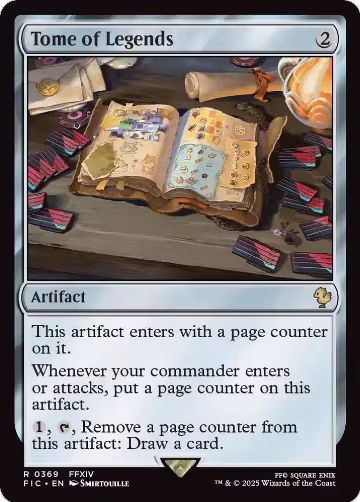 Tome of Legends (Surge Foil) (369), Commander: FINAL FANTASY — Magic card price