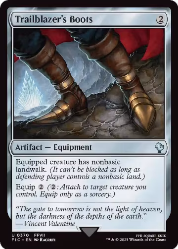 Trailblazer's Boots (Surge Foil) (370), Commander: FINAL FANTASY — Magic card price