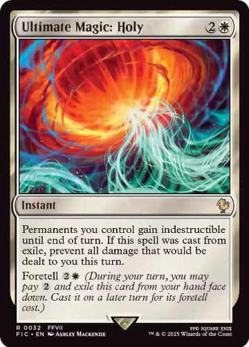 Ultimate Magic: Holy (Surge Foil) (32), Commander: FINAL FANTASY — Magic card price
