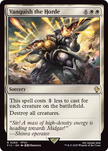 Vanquish the Horde (Surge Foil) (260), Commander: FINAL FANTASY — Magic card price