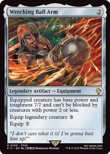 Wrecking Ball Arm (Surge Foil) (100), Commander: FINAL FANTASY — Magic card price