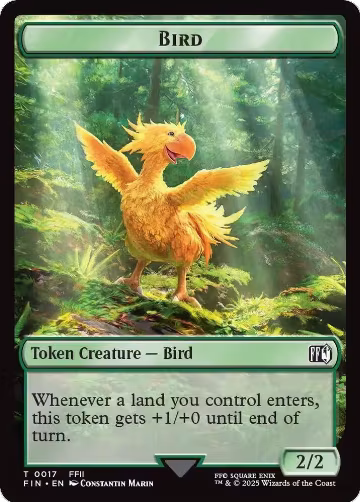 Bird (0017) // Wizard (0015) Double-Sided Token (17 // 15), FINAL FANTASY — Magic card price