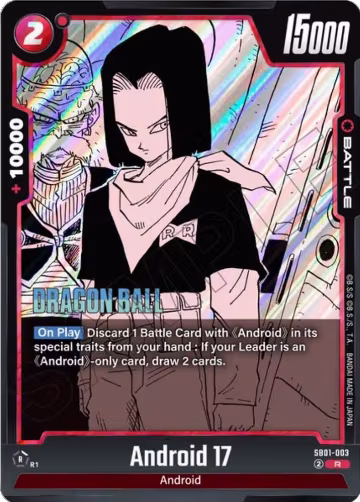 Android 17 - SB01-003 (SB01-003), Manga Booster 01 — DB Fusion card price