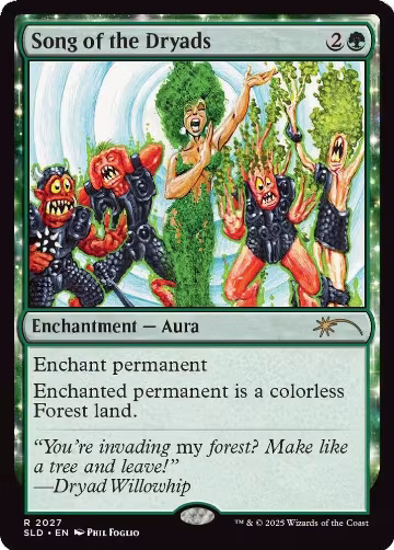 Song of the Dryads (2027) (2027), Secret Lair Drop Series — Magic card price