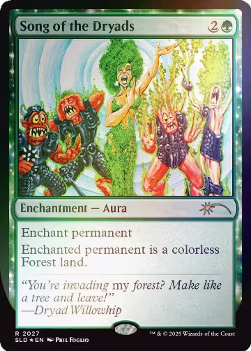 Song of the Dryads (2027) (Rainbow Foil) (2027), Secret Lair Drop Series — Magic card price