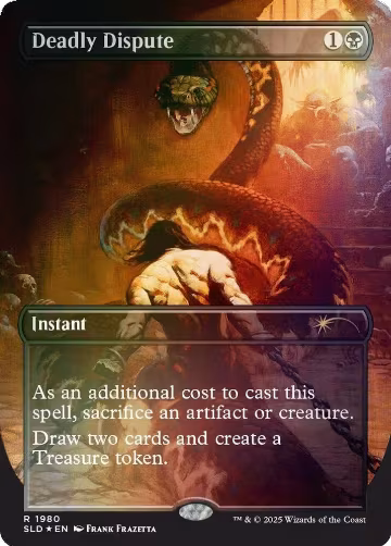 Deadly Dispute (1980) (Rainbow Foil) (1980), Secret Lair Drop Series — Magic card price