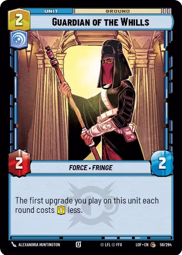 Guardian of the Whills (058/264), Legends of the Force — Star Wars card price