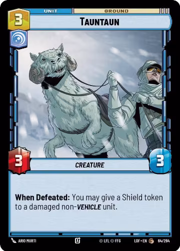 Tauntaun (064/264), Legends of the Force — Star Wars card price