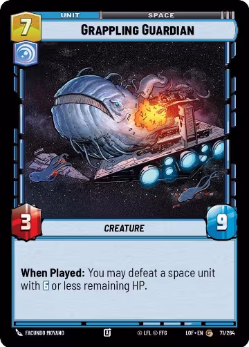 Grappling Guardian (071/264), Legends of the Force — Star Wars card price