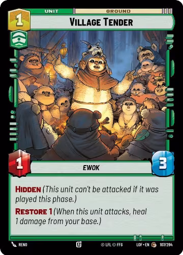 Village Tender (107/264), Legends of the Force — Star Wars card price