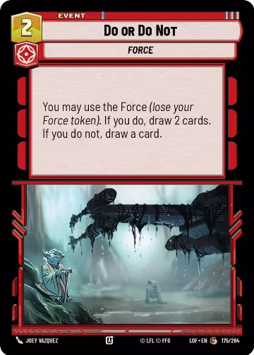 Do or Do Not (175/264), Legends of the Force — Star Wars card price