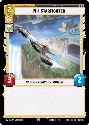 N-1 Starfighter (192/264), Legends of the Force — Star Wars card price