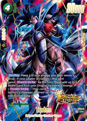 Turles (Bonus Pack Alternate Art) (FS10-11), Starter Deck 10: Giblet — DB Fusion card price